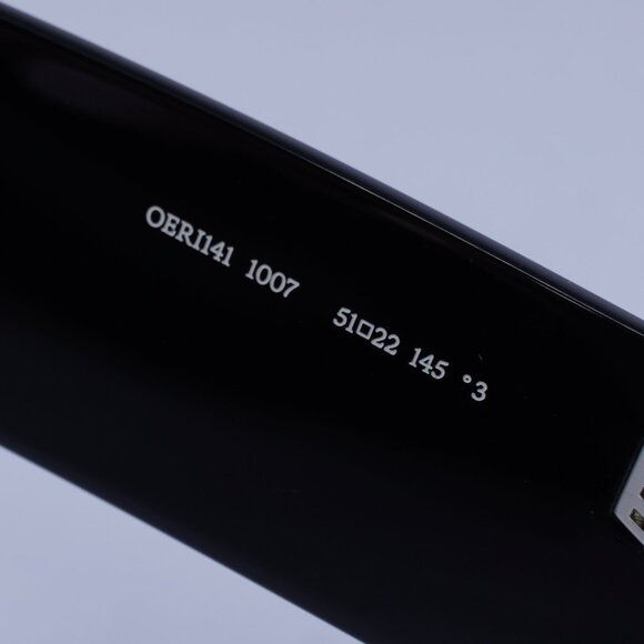 Off-White OERI141 CARY 1007 Sunglasses Black Rectangle Frame, Grey Lenses - Picture 6 of 9